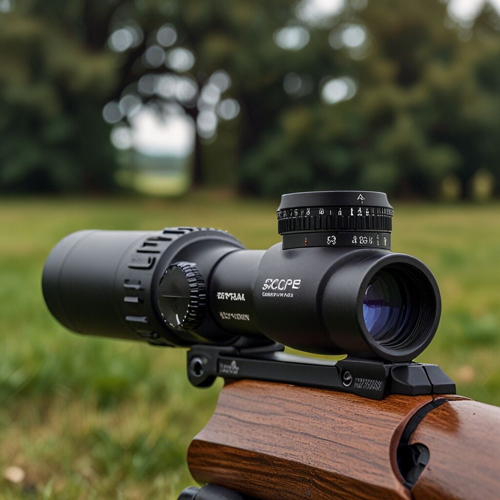 Adventurer surveying terrain with a rangefinder
