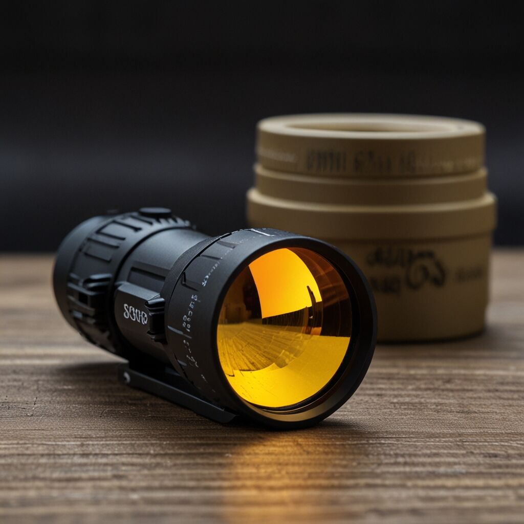 Clear etched reticle supports rapid shooting