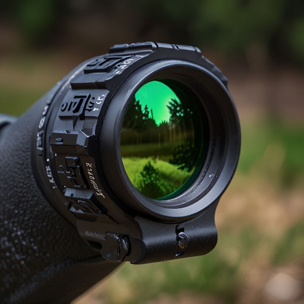 Great scope balance on hunting rifle