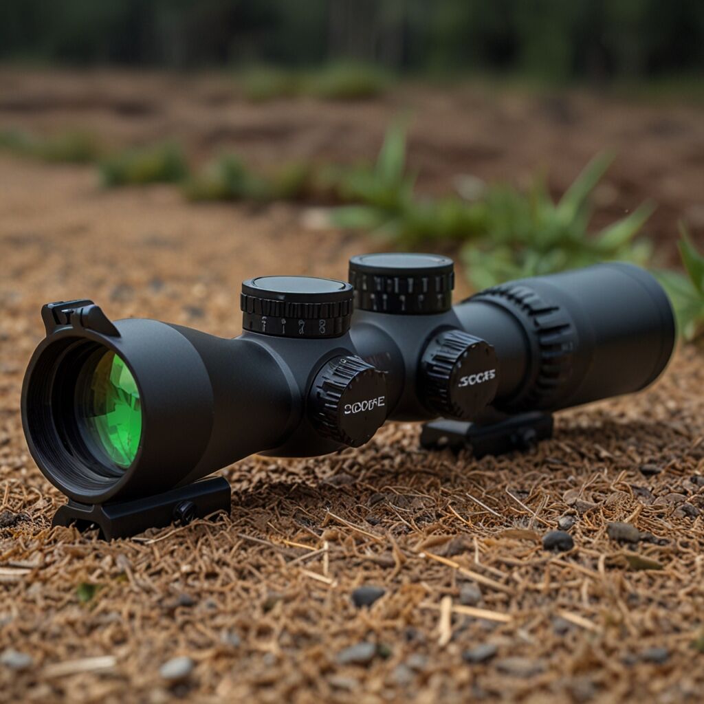 High-tech air rifle scope adjustments